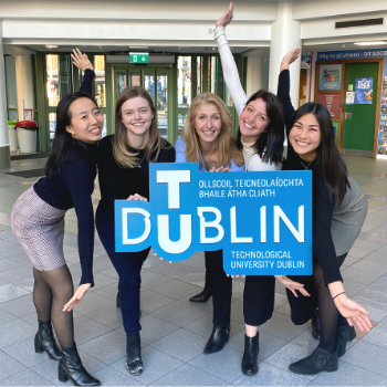 Lazaridis team with TU Dublin sign