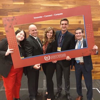 The Lazaridis School competed against 36 teams from around the world at the 41st John Molson MBA International Case Competition.