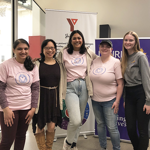 CARE Lab team members at Laurier Brantford YMCA