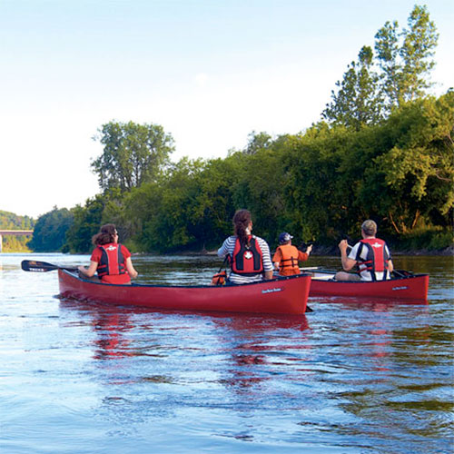 Canoeing on the Grand River, Waterloo