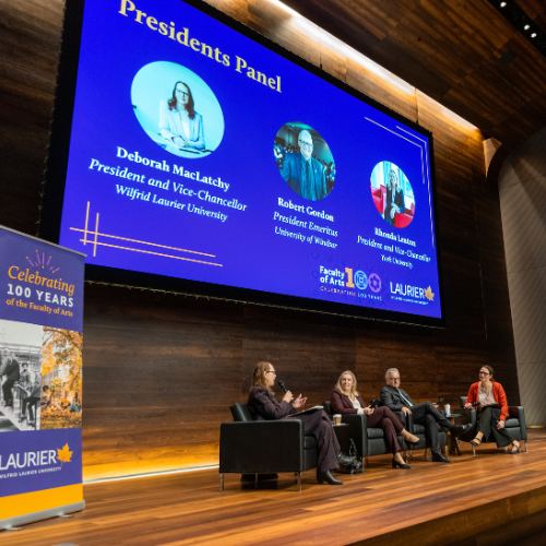 President's panel at University of the Future conference